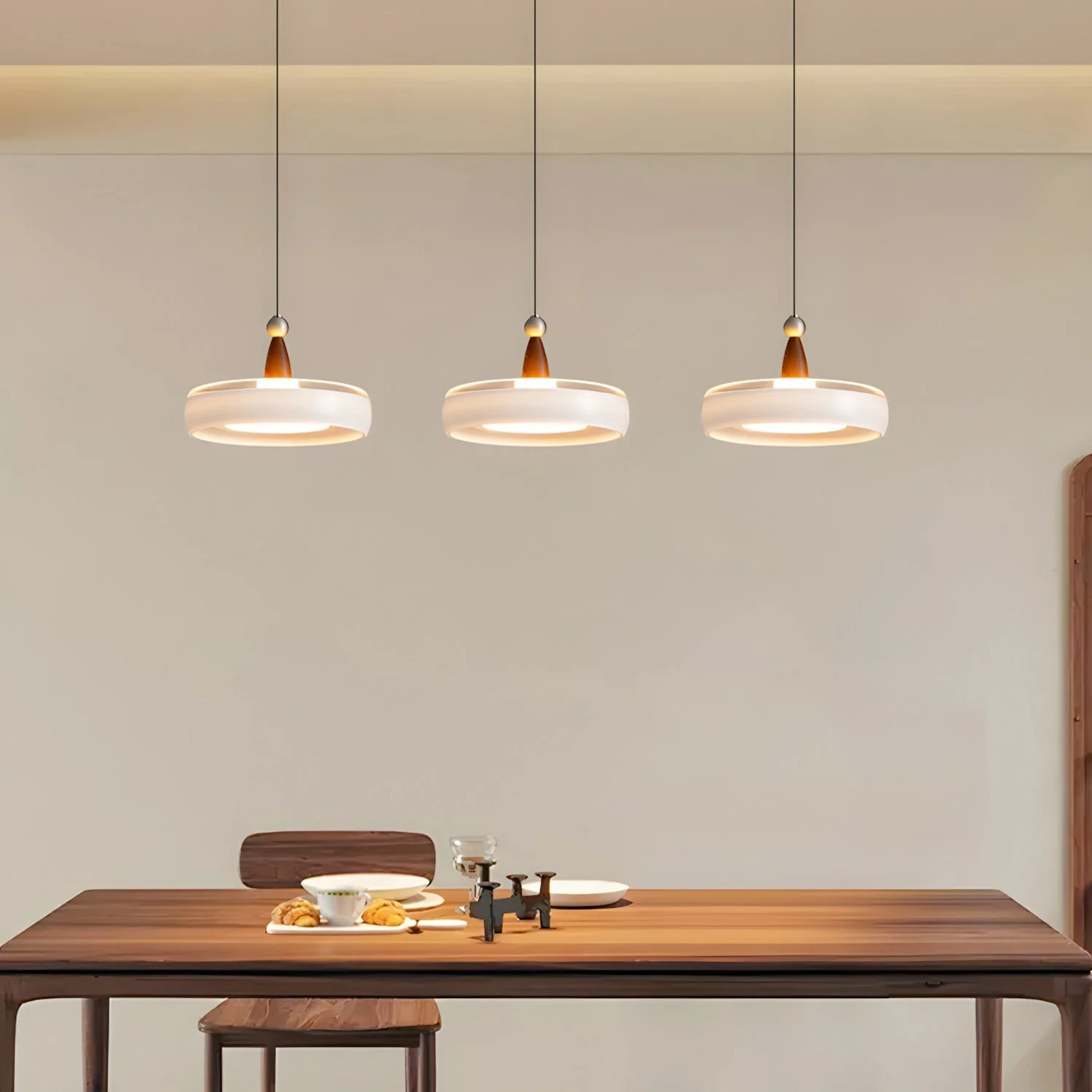 Champagne Modern Glass Pendant Light - Image 4