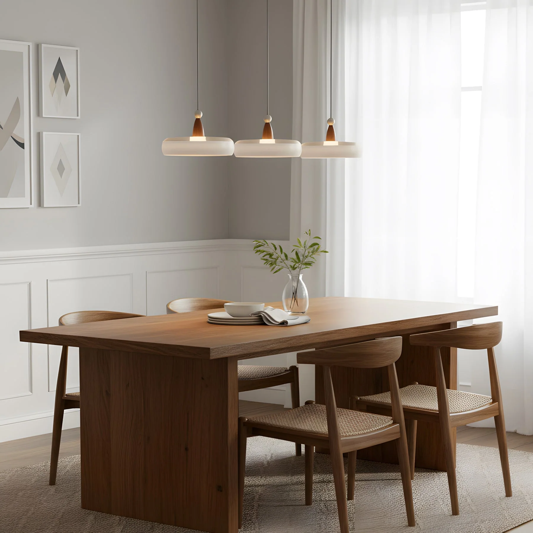 Champagne Modern Glass Pendant Light - Image 7