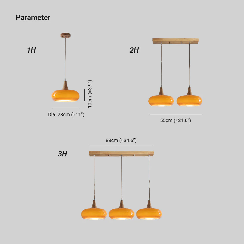 Charlotte Pendant Light Wood - Image 3