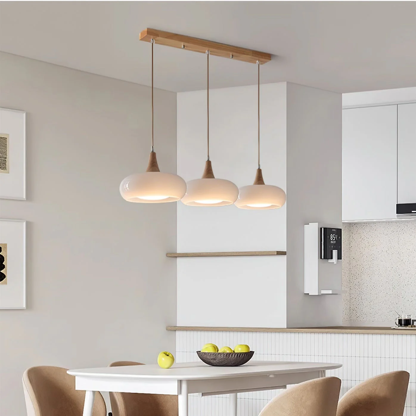 Charlotte Pendant Light Wood - Image 5