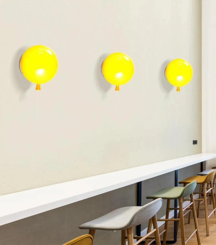 Cheerful Balloon Dream Plastic Wall Light - Image 52