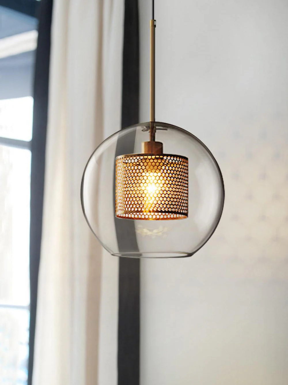 Chiswick Contemporary Glass Pendant Light - Image 17