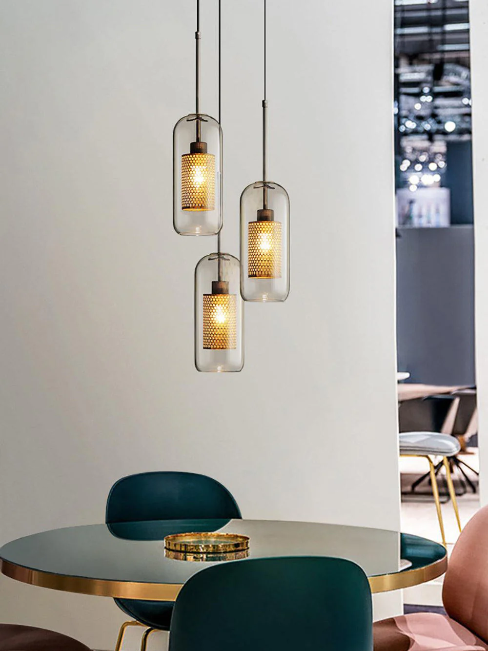 Chiswick Contemporary Glass Pendant Light - Image 27