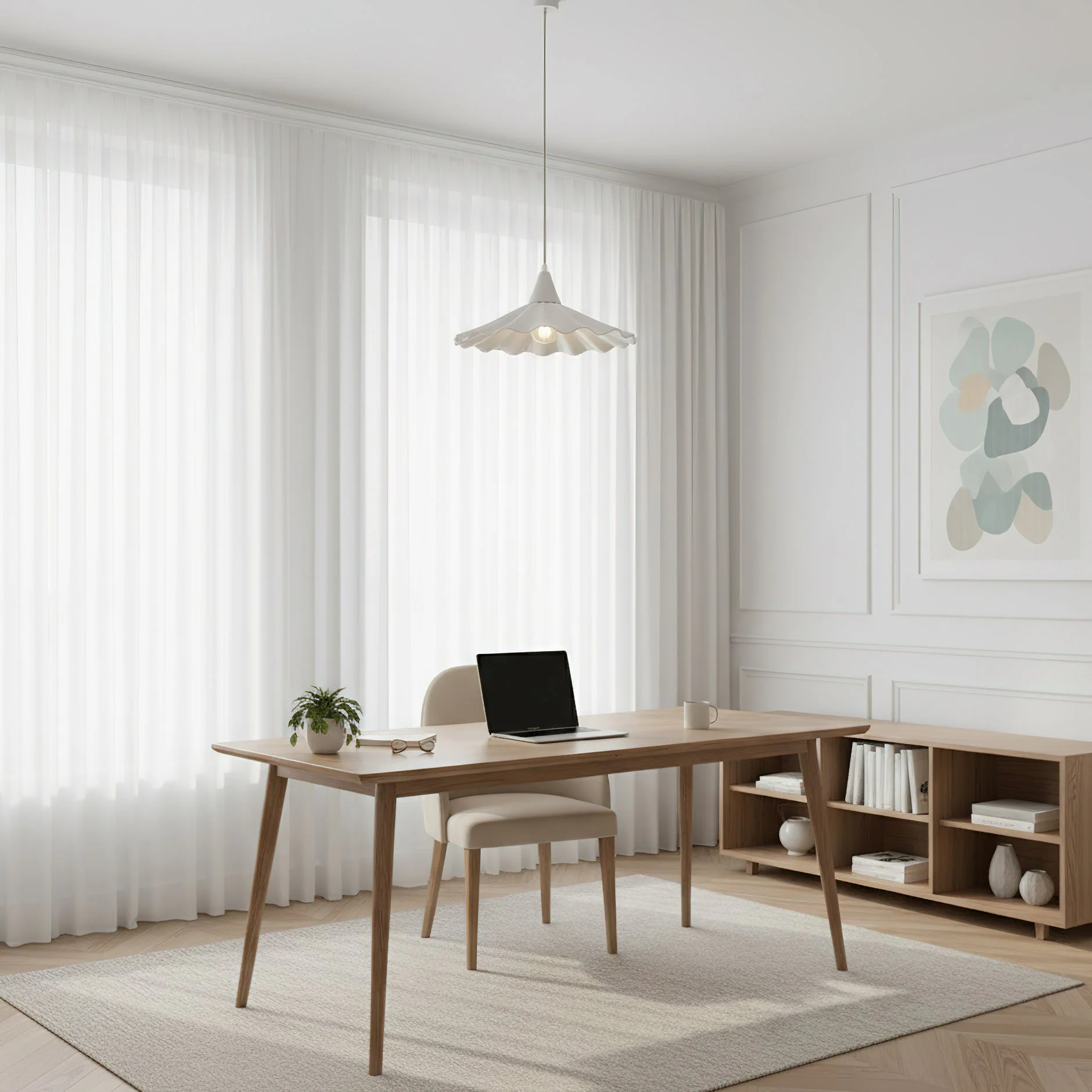 Christie Modern Ceramic Pendant Light - Image 10