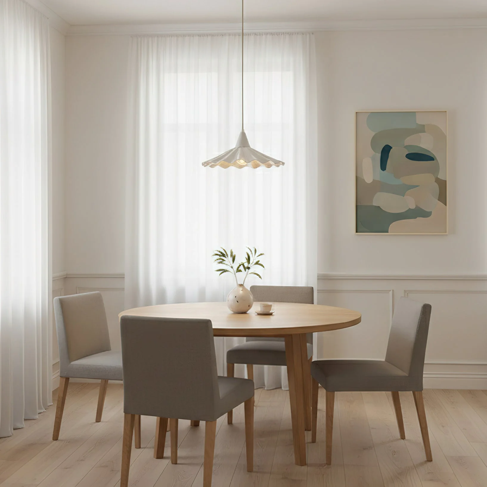 Christie Modern Ceramic Pendant Light - Image 11