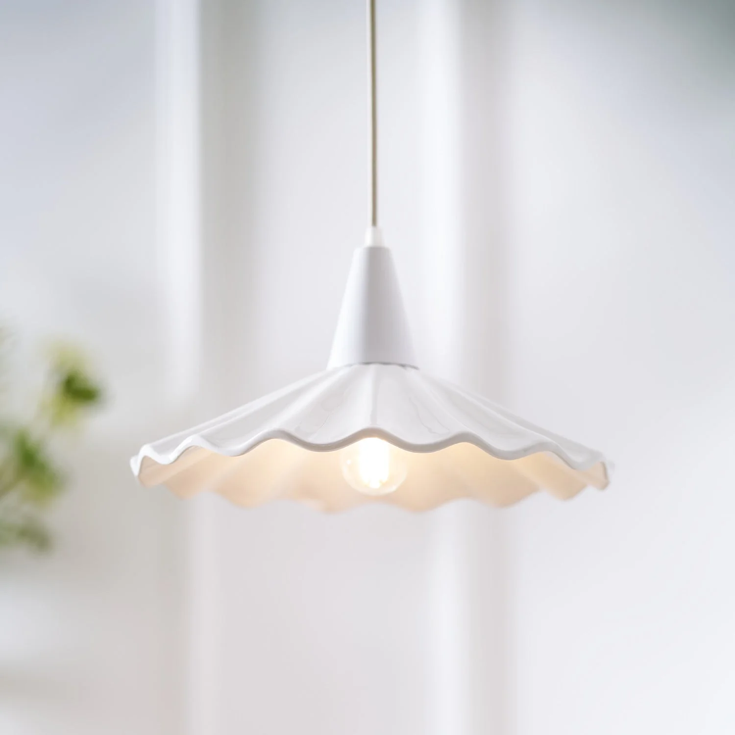 Christie Modern Ceramic Pendant Light - Image 2
