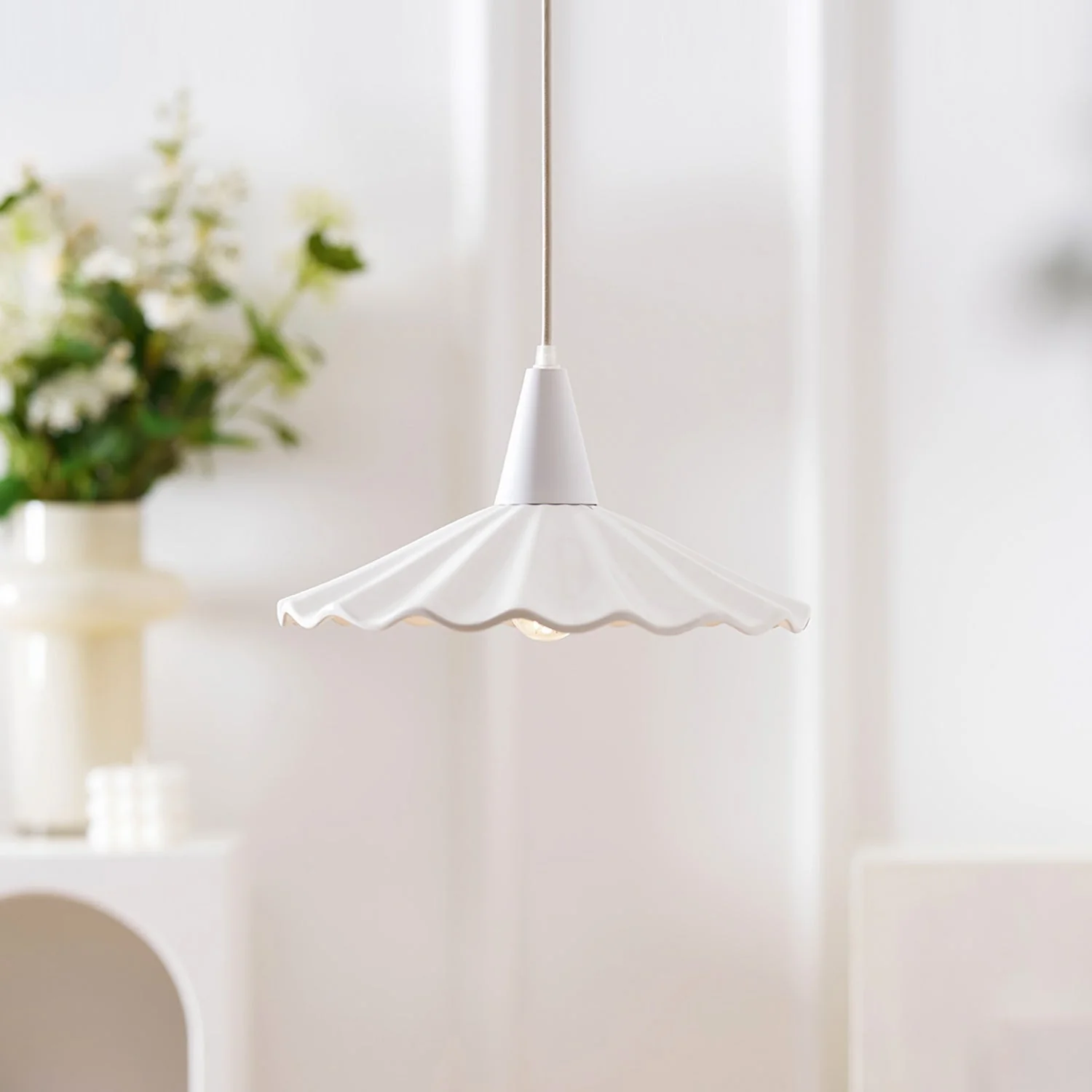 Christie Modern Ceramic Pendant Light - Image 4