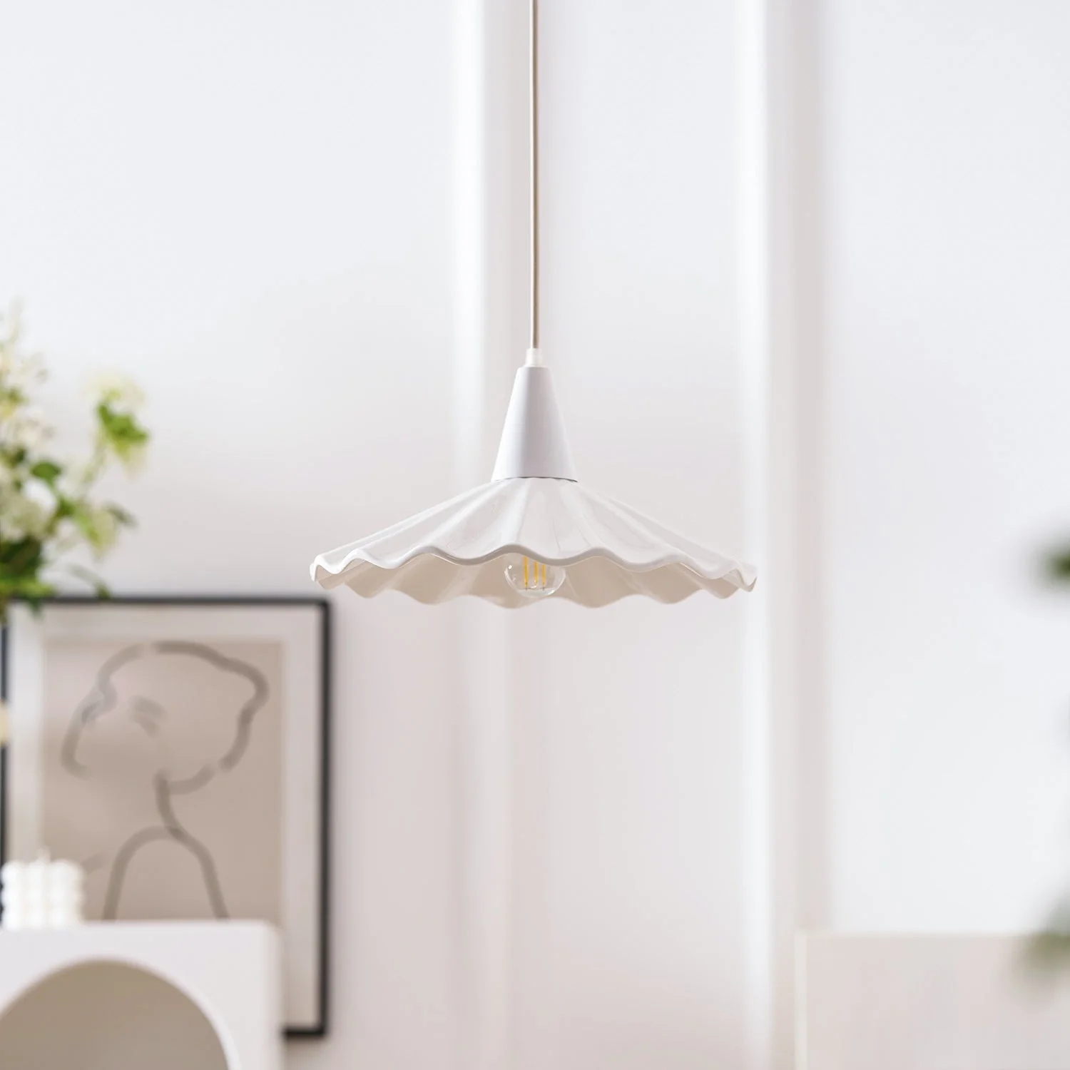 Christie Modern Ceramic Pendant Light - Image 5