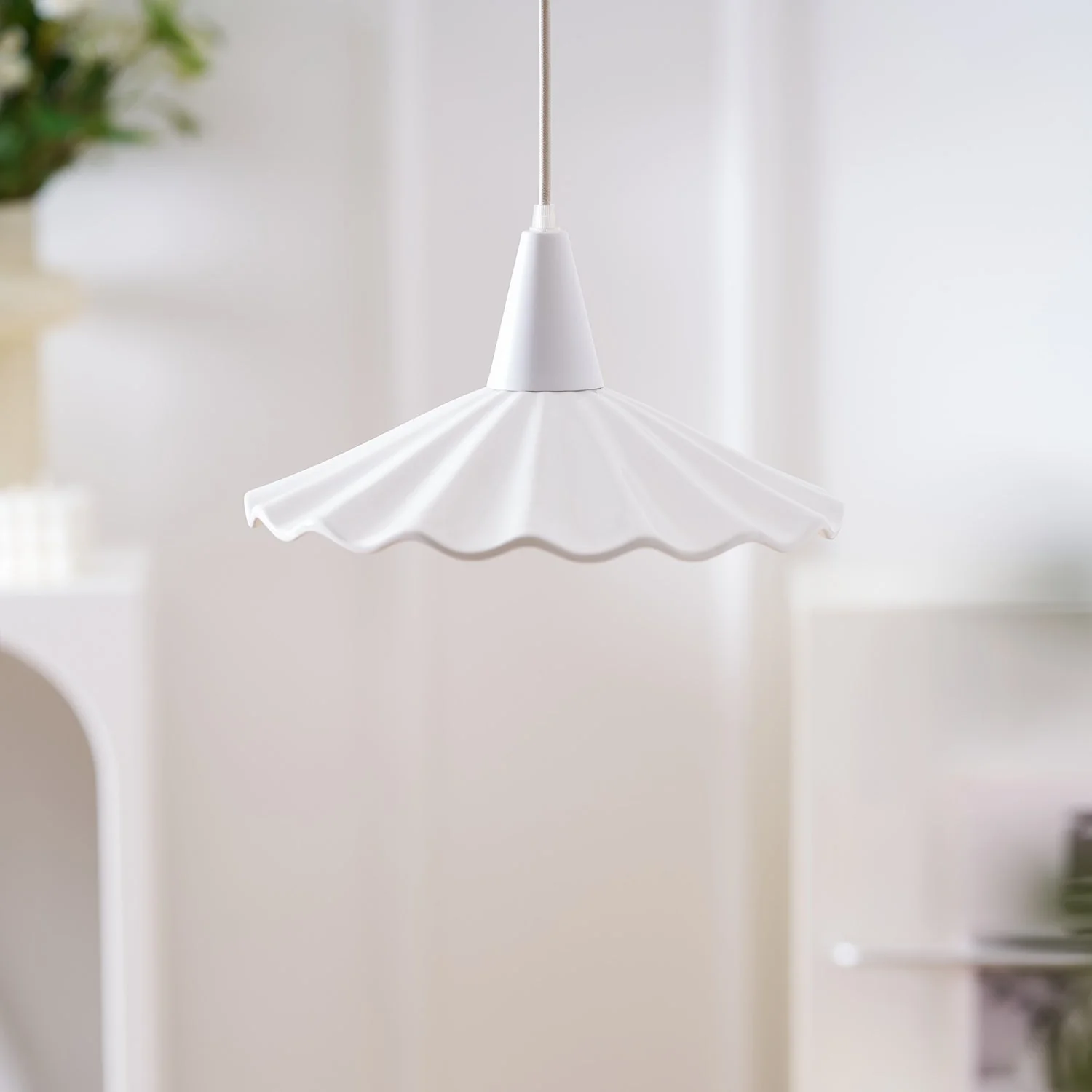 Christie Modern Ceramic Pendant Light - Image 6