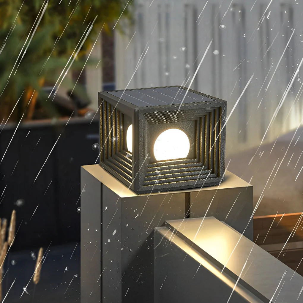 Church Square Creative LED Modern Outdoor Post Lights - Image 3
