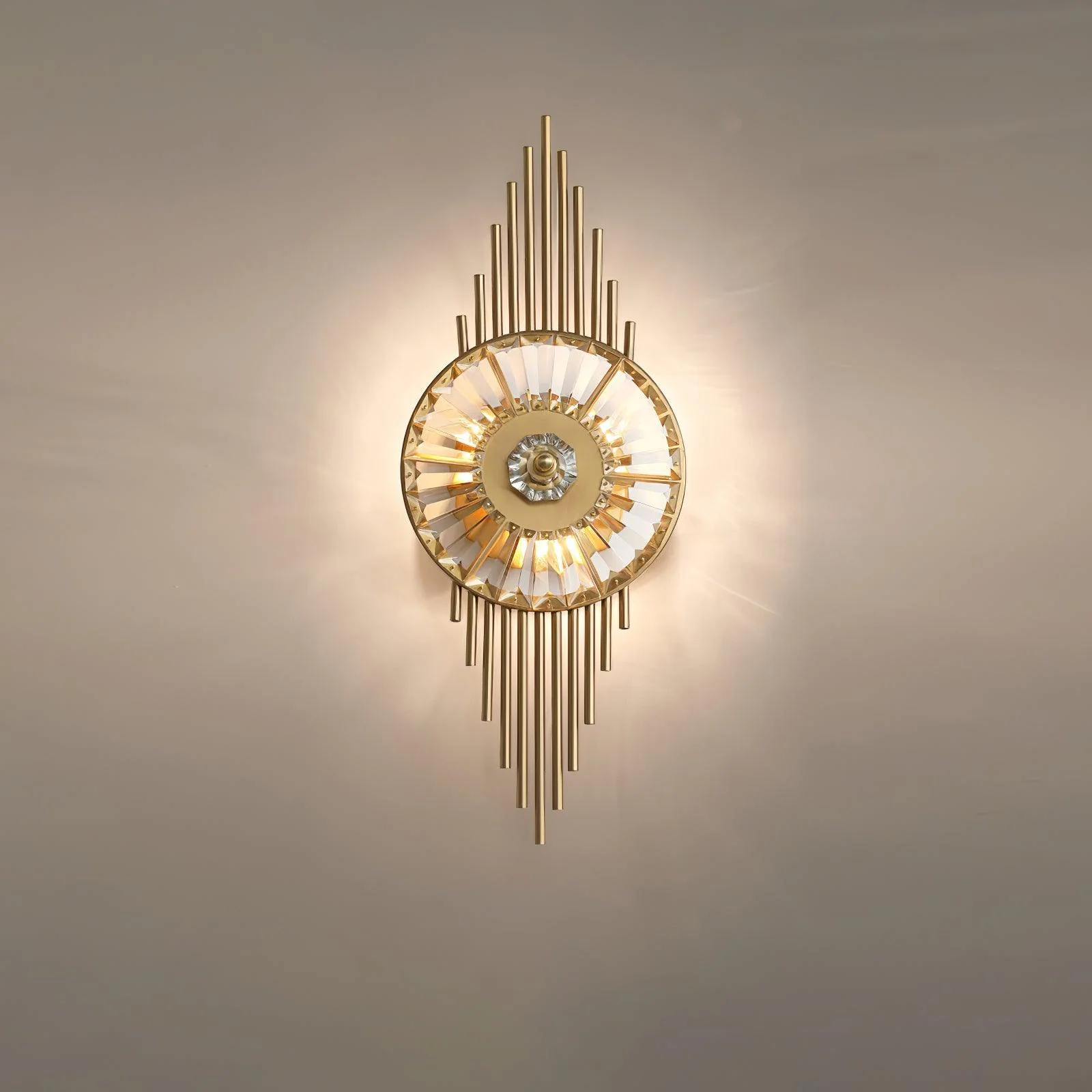 Cilirel Postmodern Luxury Gear Gold Crystal Wall Light - Image 13