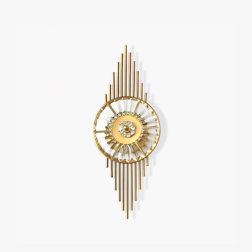 Cilirel Postmodern Luxury Gear Gold Crystal Wall Light - Image 15