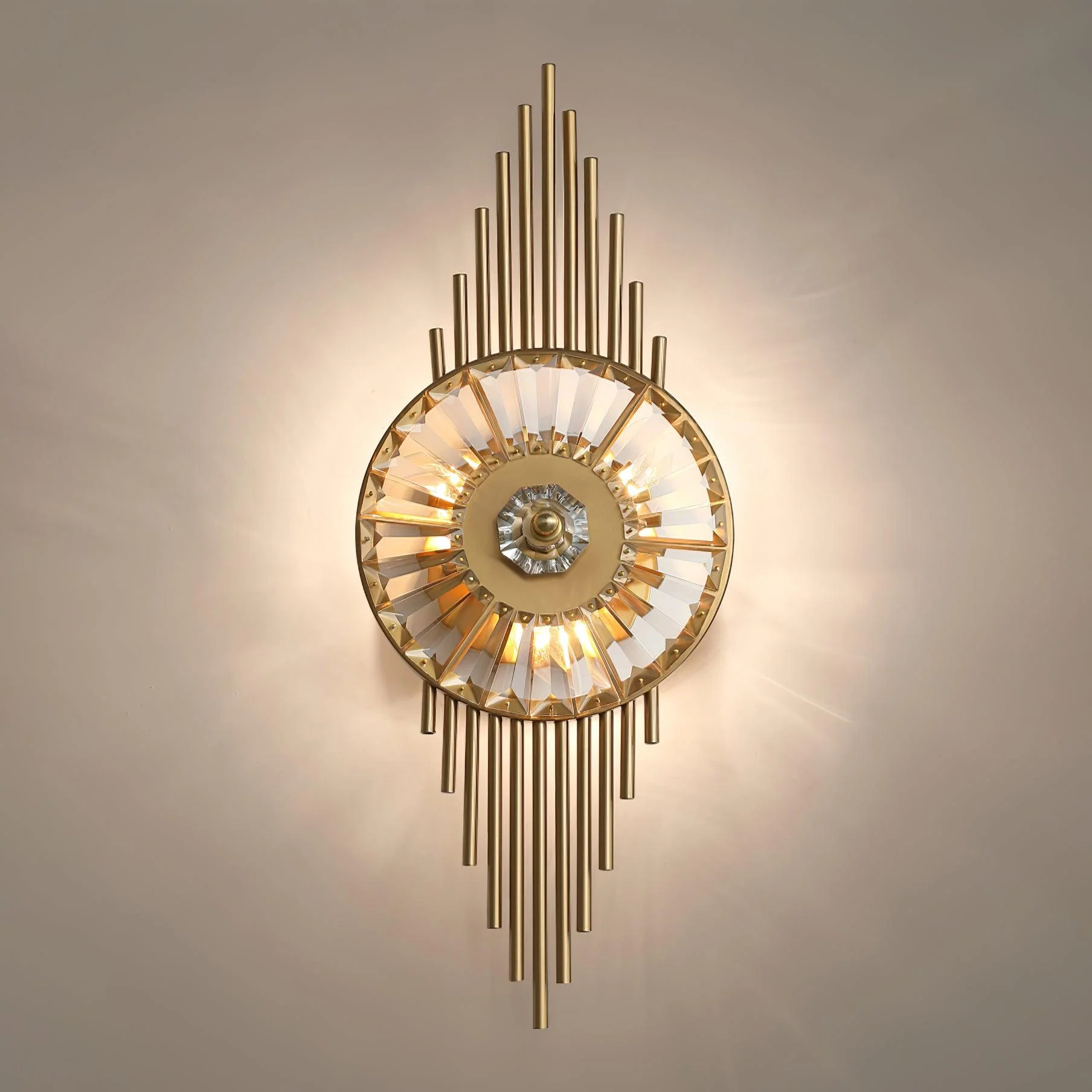 Cilirel Postmodern Luxury Gear Gold Crystal Wall Light - Image 18