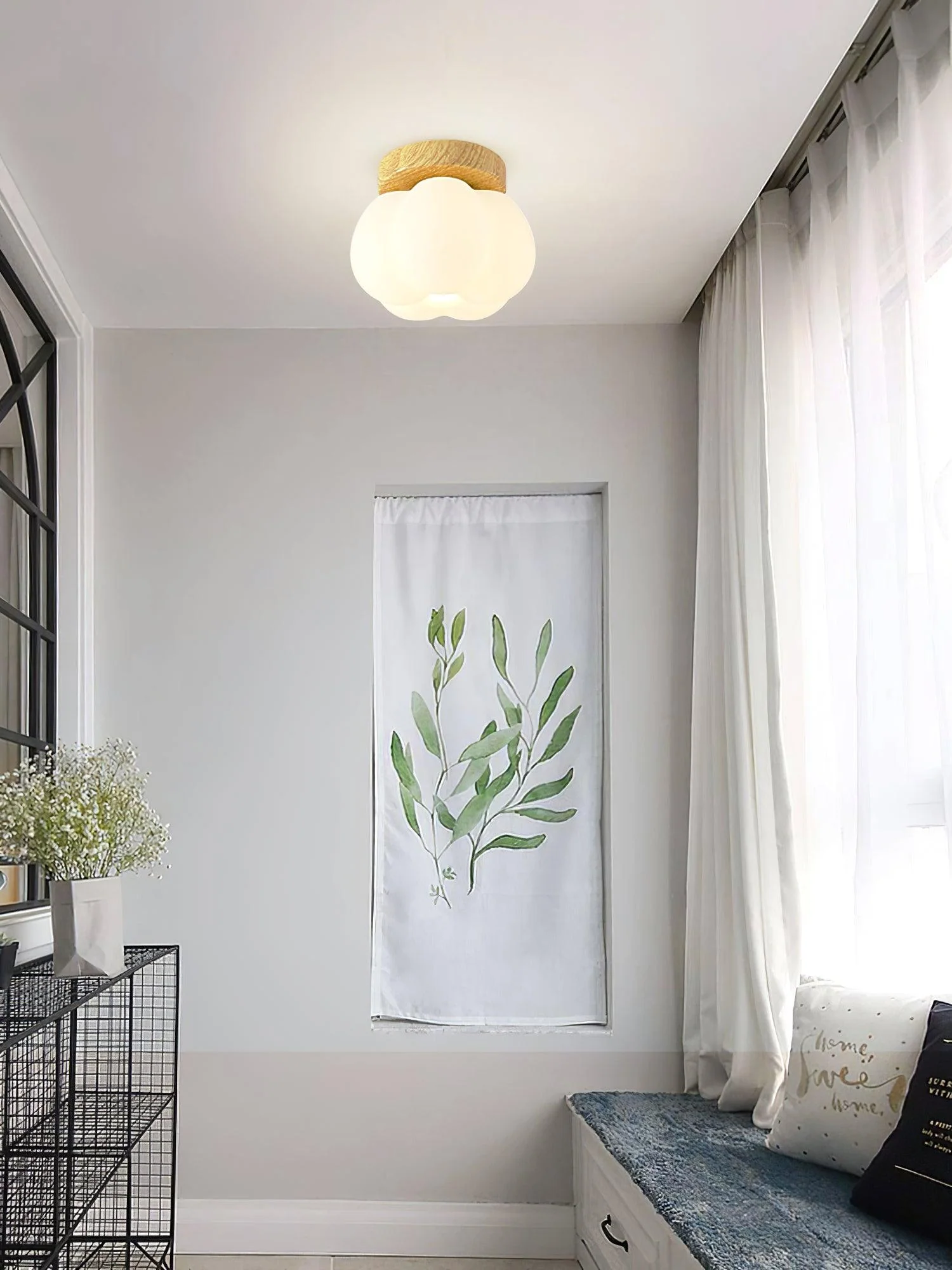 Cinorisra Nordic Art Flower Mini Ceiling Lamp - Image 10