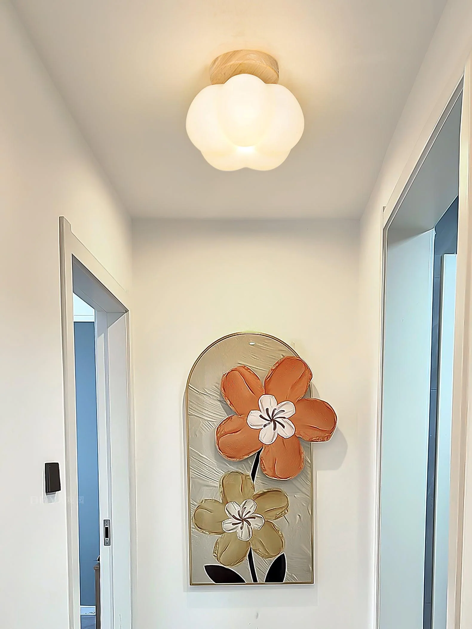 Cinorisra Nordic Art Flower Mini Ceiling Lamp - Image 12