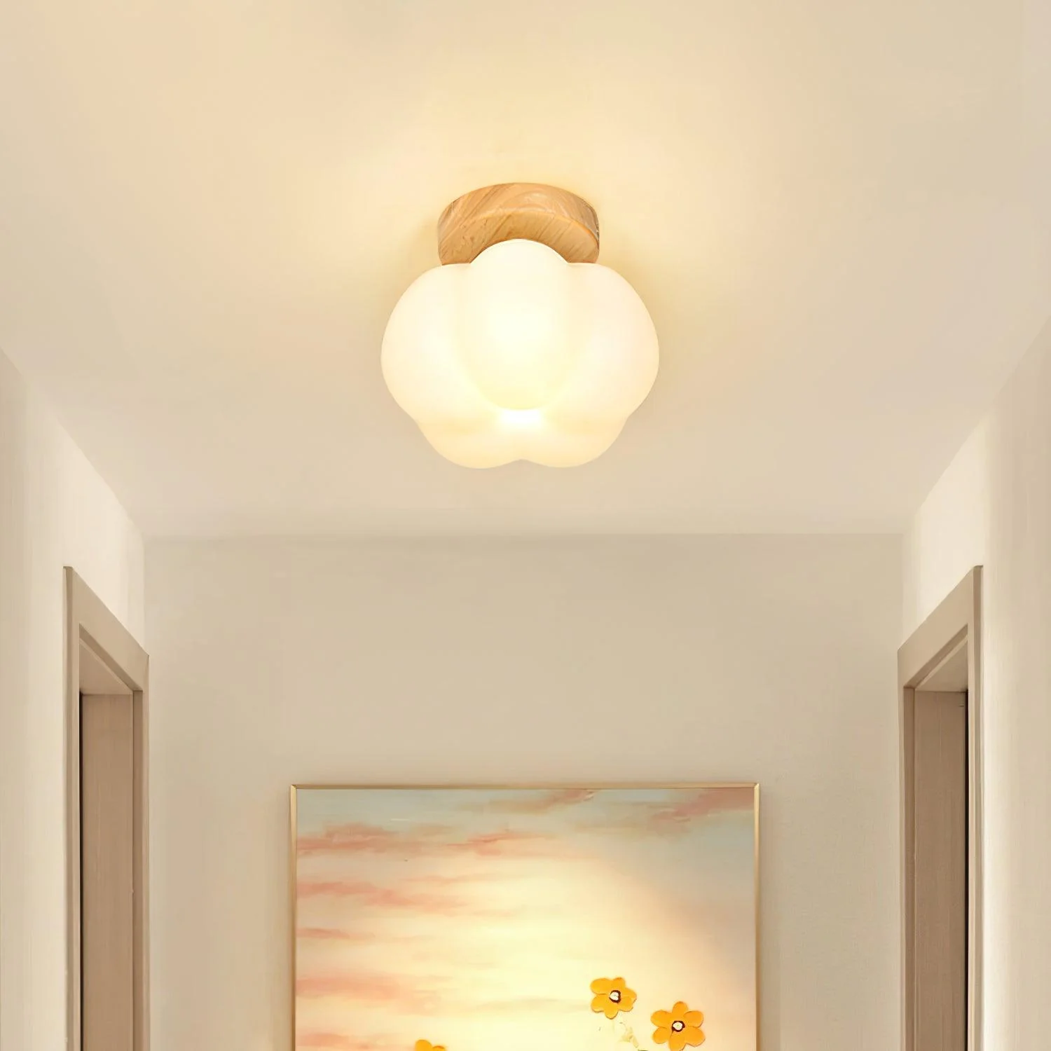 Cinorisra Nordic Art Flower Mini Ceiling Lamp - Image 5