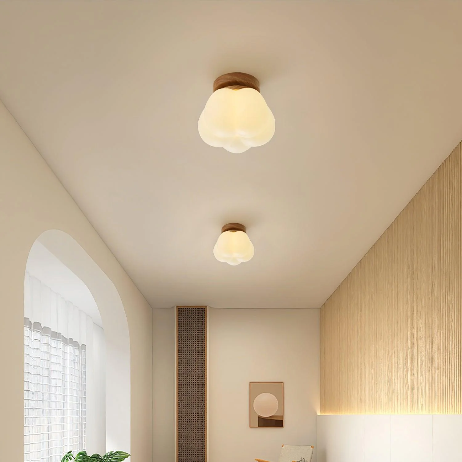 Cinorisra Nordic Art Flower Mini Ceiling Lamp - Image 6