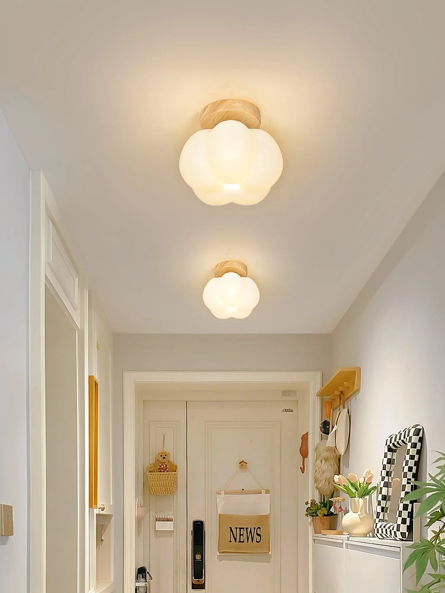 Cinorisra Nordic Art Flower Mini Ceiling Lamp - Image 9