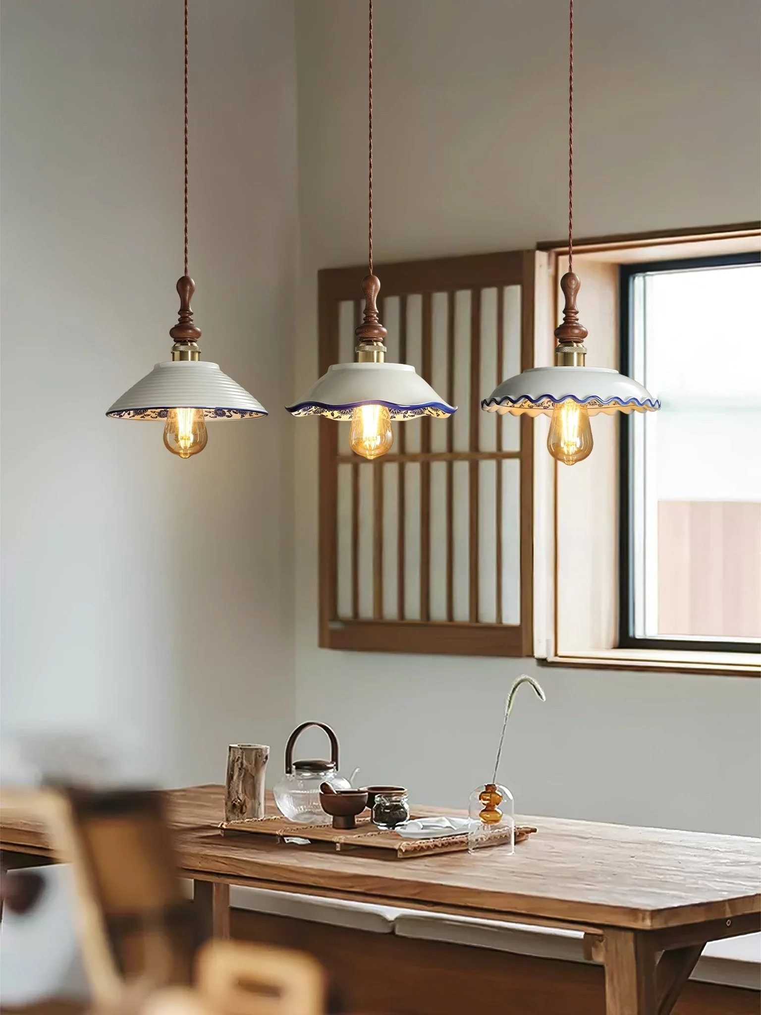 Ciraeor Delft Ceramic Pendant Light - Image 10
