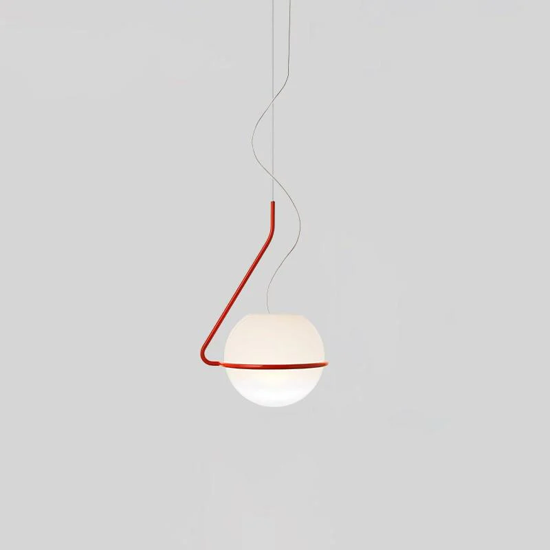 Circular Minimalist Glass Pendant Lamp - Image 20