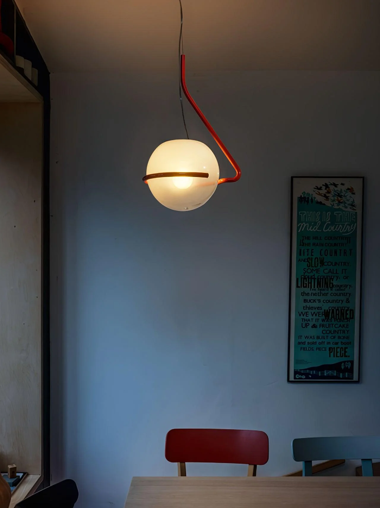 Circular Minimalist Glass Pendant Lamp - Image 22