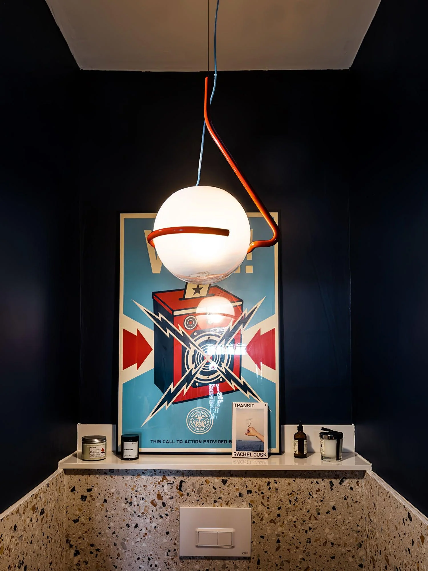 Circular Minimalist Glass Pendant Lamp - Image 25