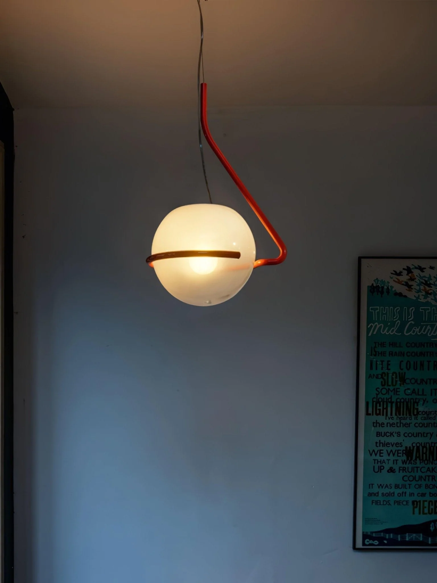 Circular Minimalist Glass Pendant Lamp - Image 27