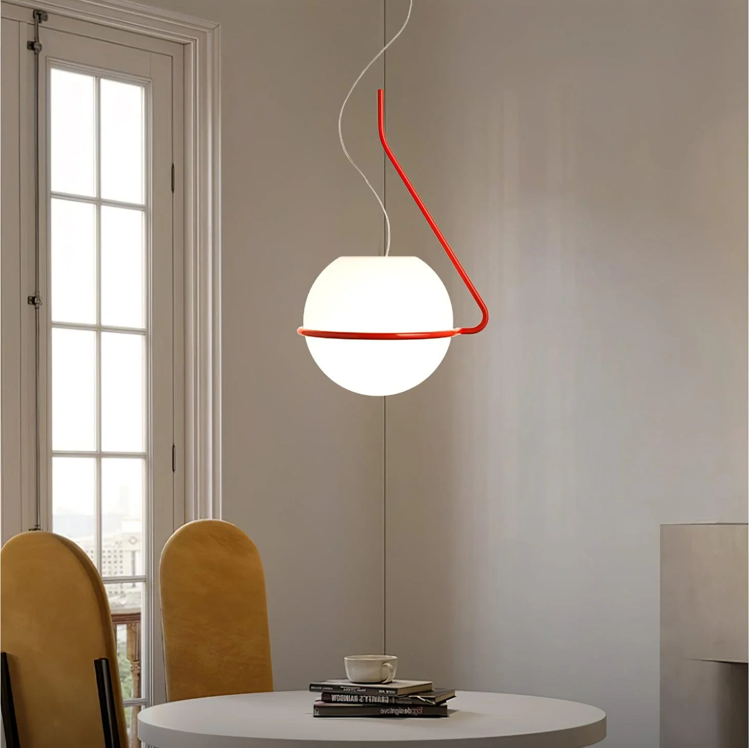 Circular Minimalist Glass Pendant Lamp - Image 32