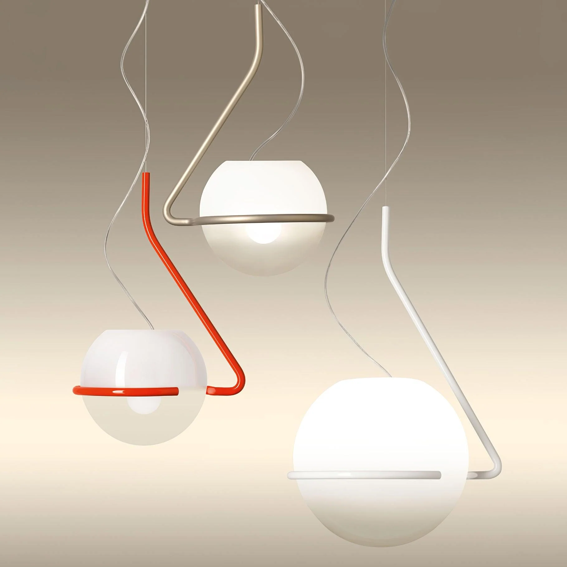 Circular Minimalist Glass Pendant Lamp - Image 6