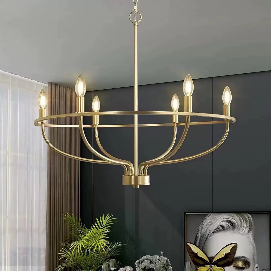 Cisoriel Classic Brass Chandelier - Image 14