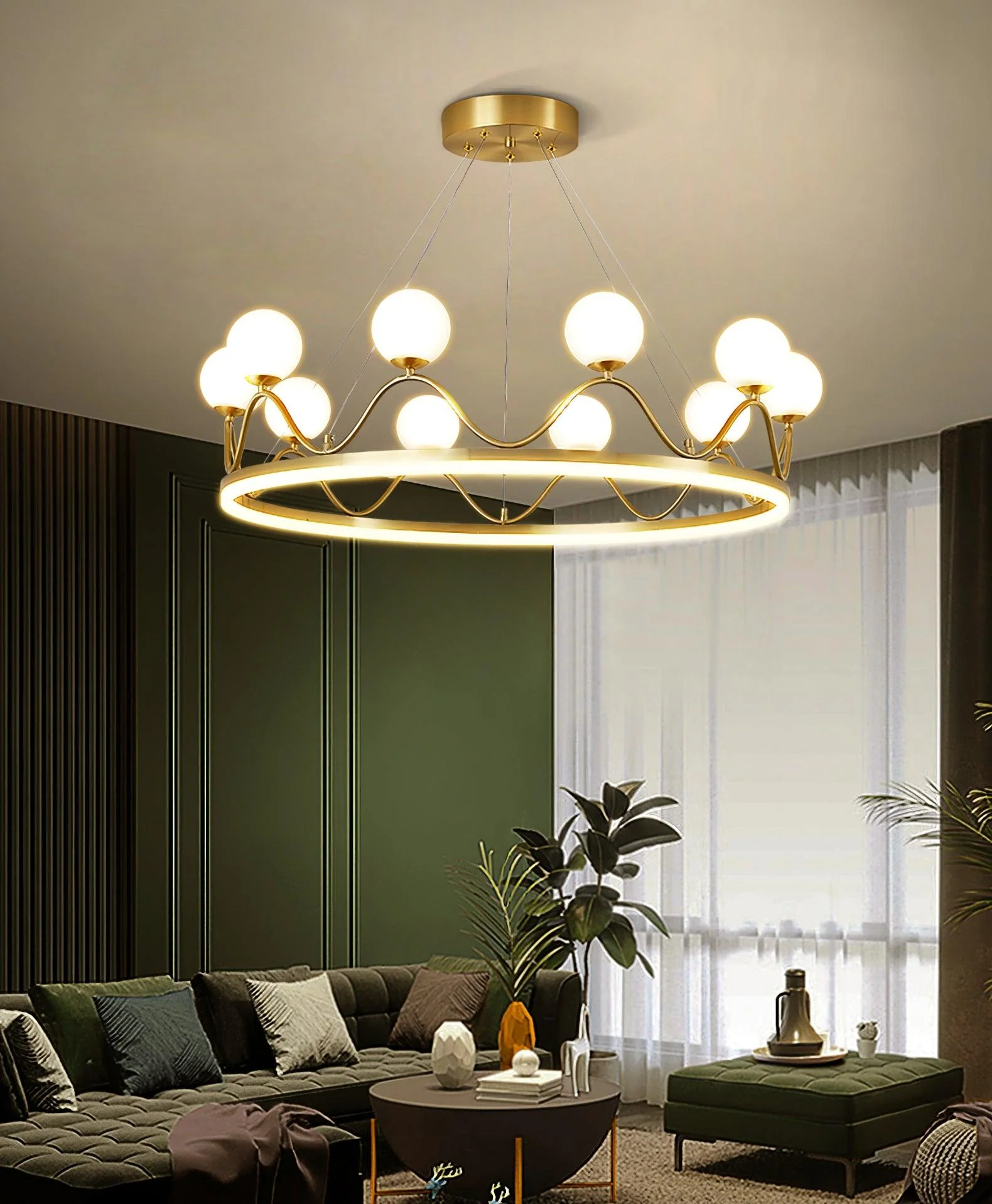 Clara Luxury Glass Chandelier - Image 13