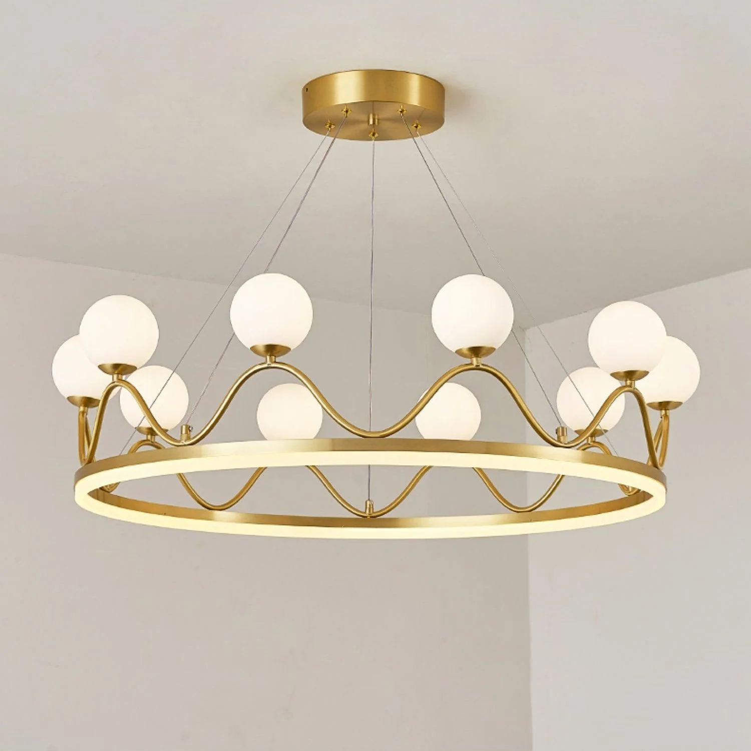 Clara Luxury Glass Chandelier - Image 19