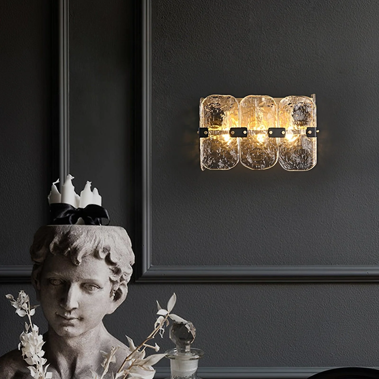 Clara Massive Glass Wall Sconces - Image 10