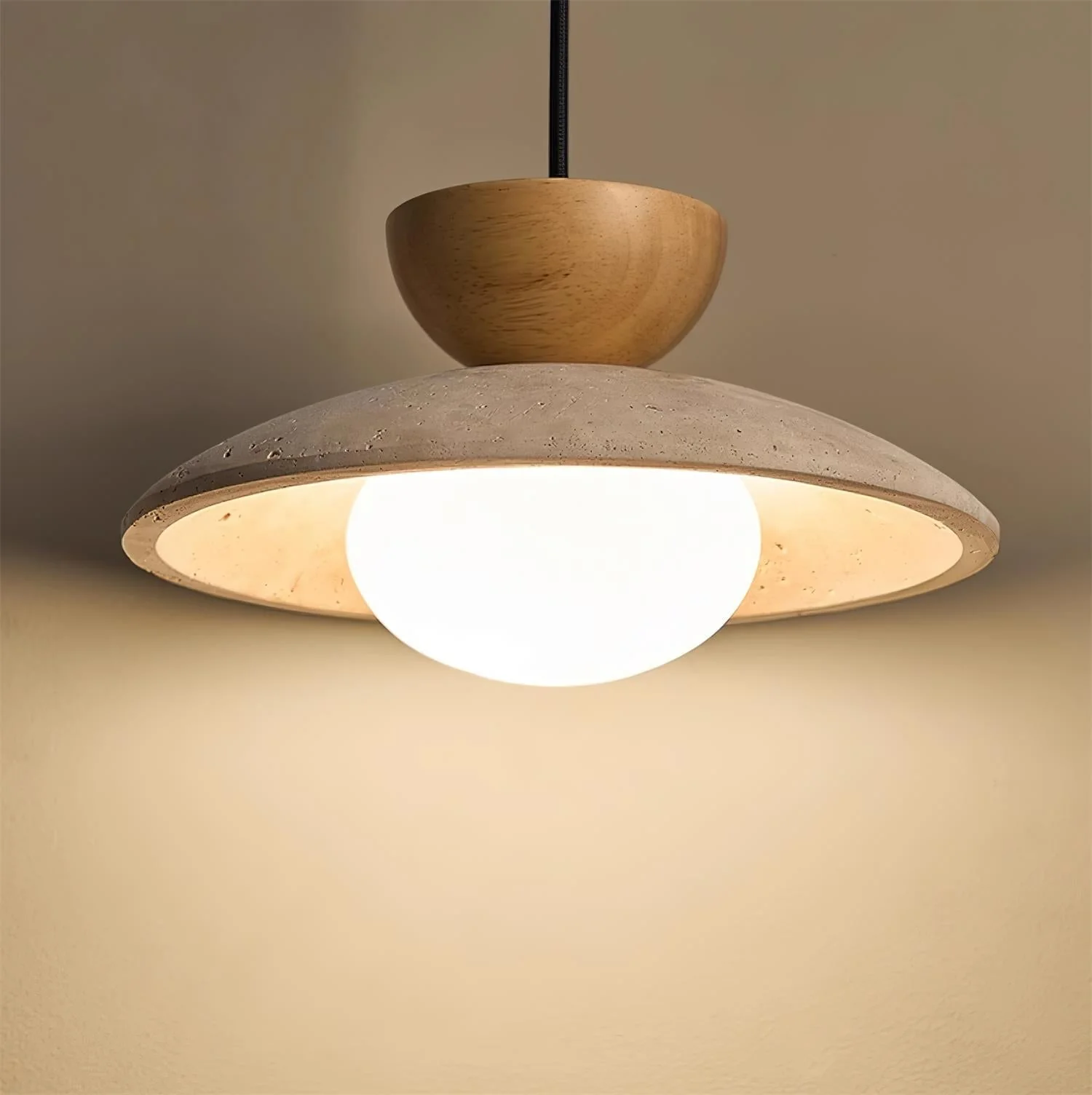 Cleo Travertine Pendant Lights - Image 12