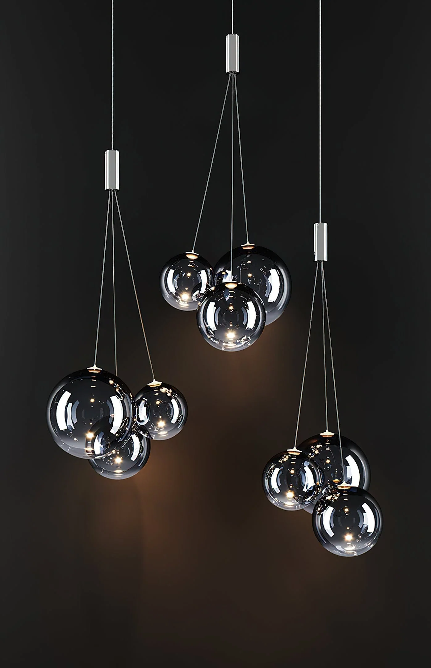Cluster Modern Glass Pendant Light - Image 21