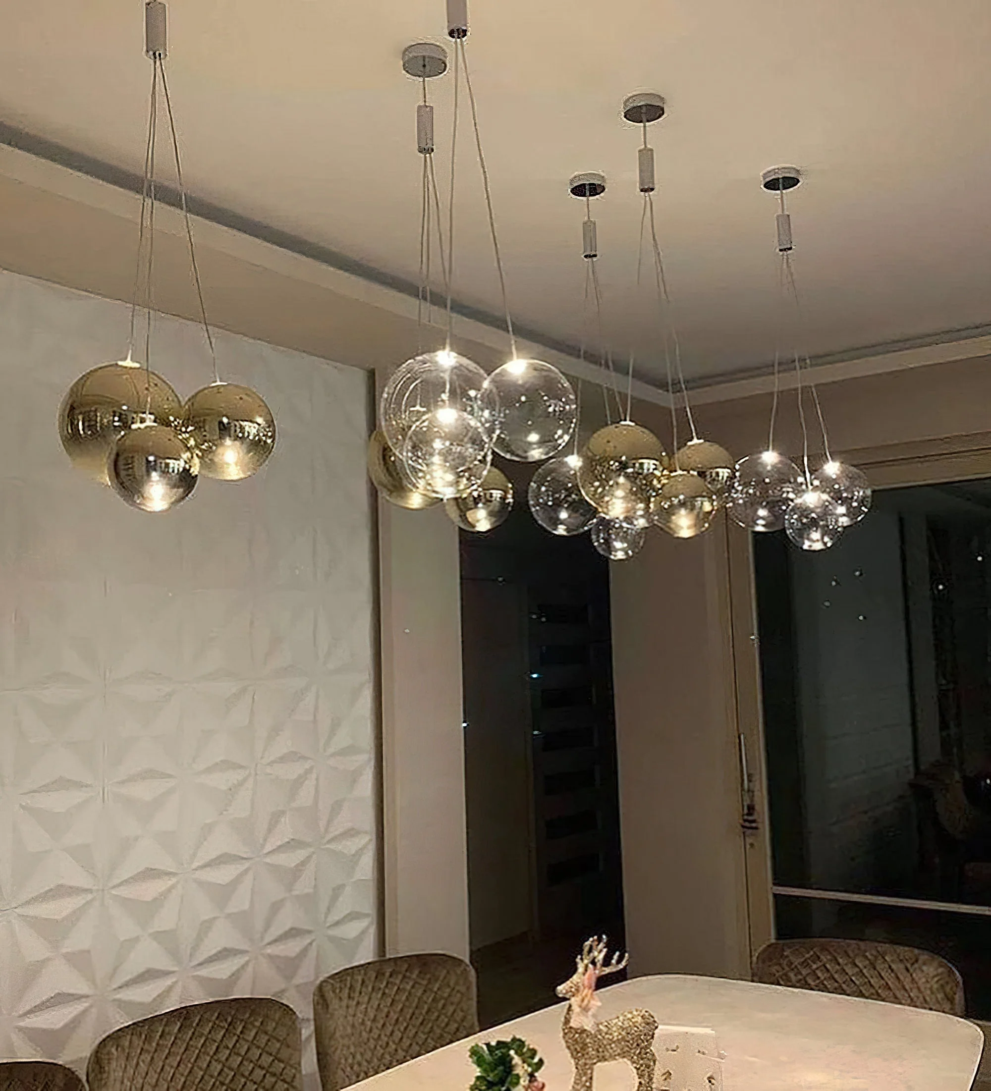 Cluster Modern Glass Pendant Light - Image 29
