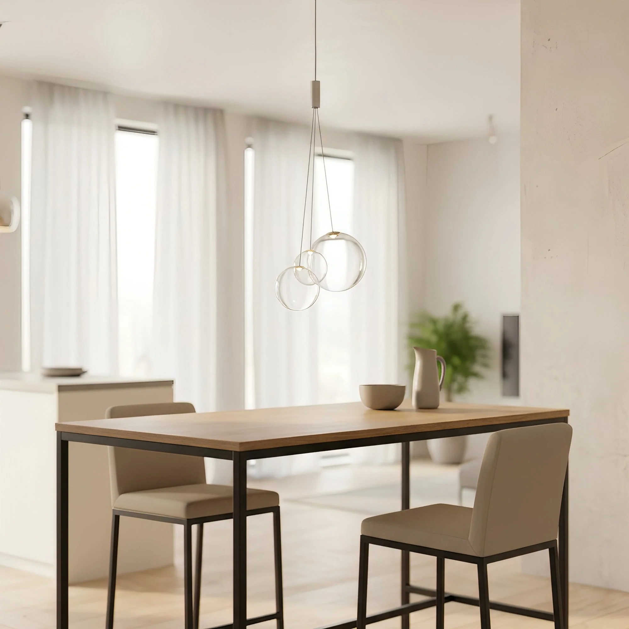 Cluster Modern Glass Pendant Light - Image 5