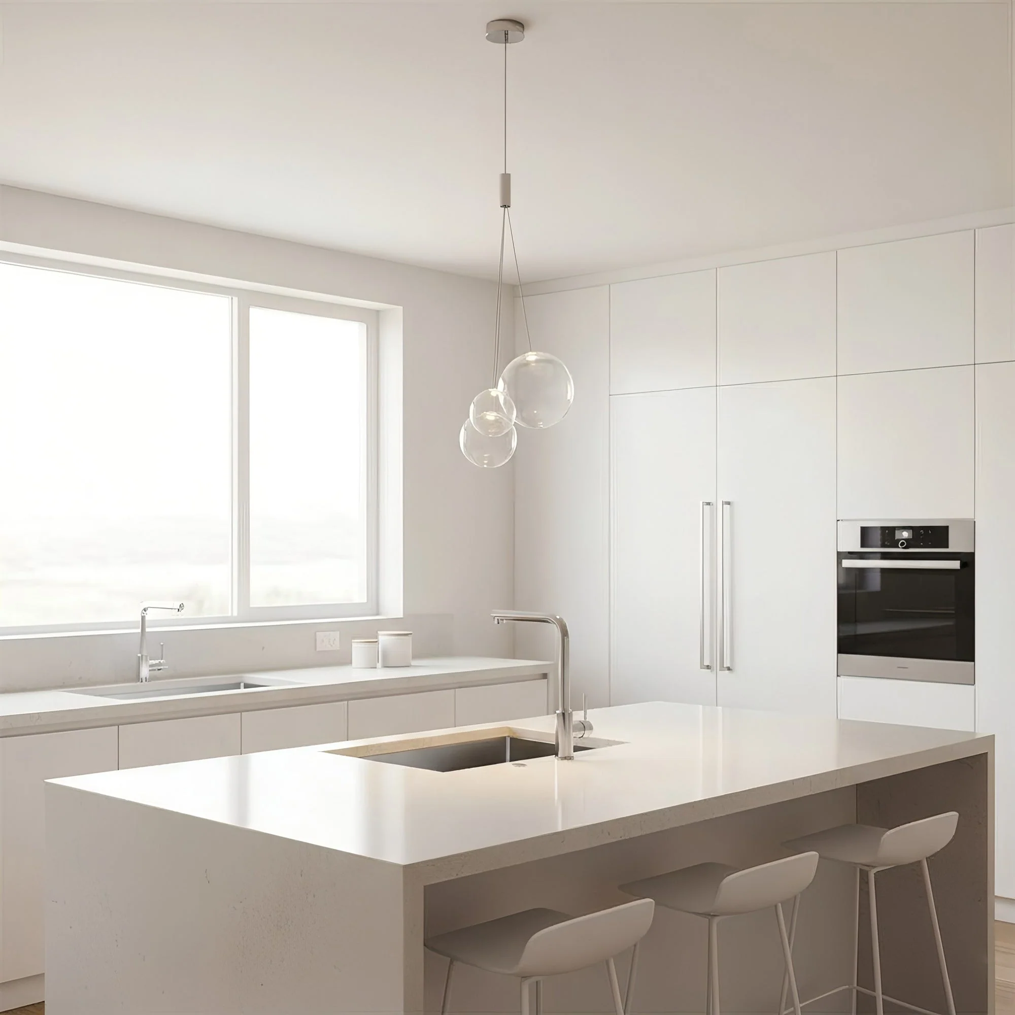 Cluster Modern Glass Pendant Light - Image 6