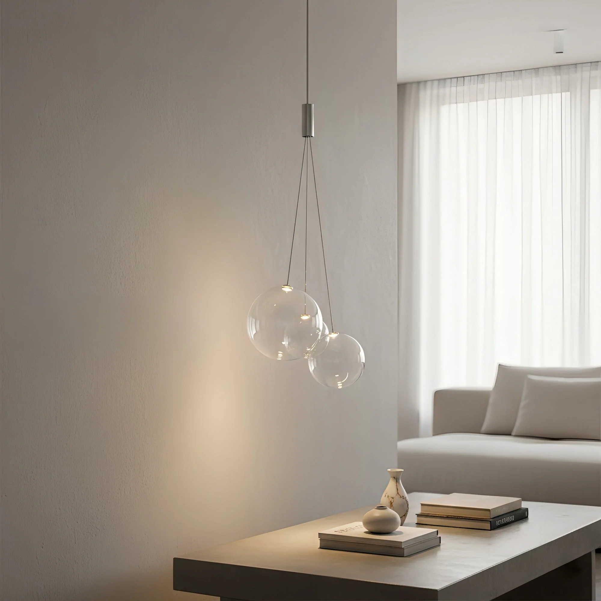 Cluster Modern Glass Pendant Light - Image 7