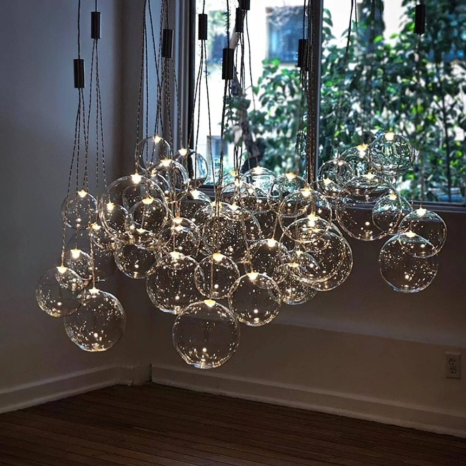 Cluster Modern Glass Pendant Light - Image 8