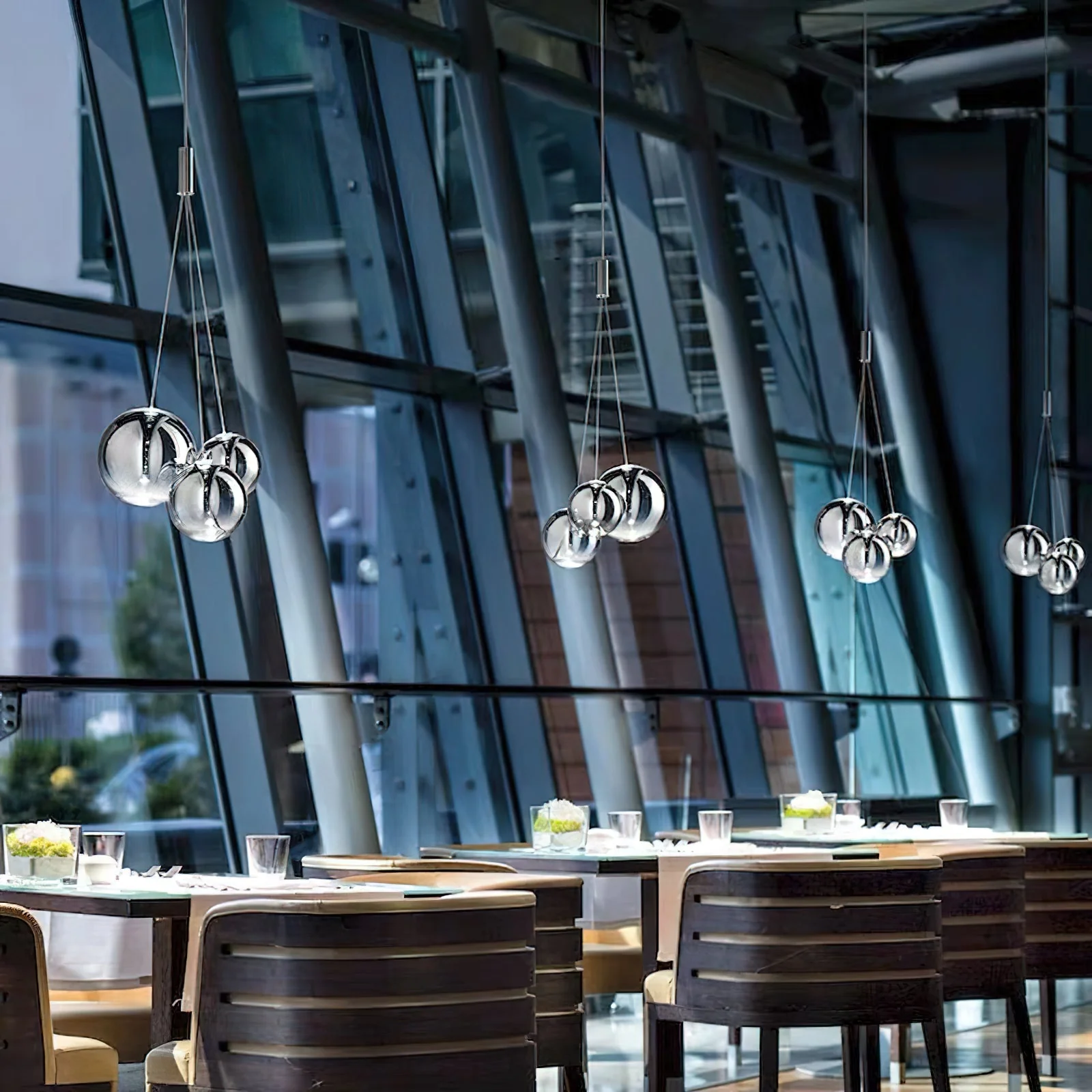 Cluster Modern Glass Pendant Light - Image 9
