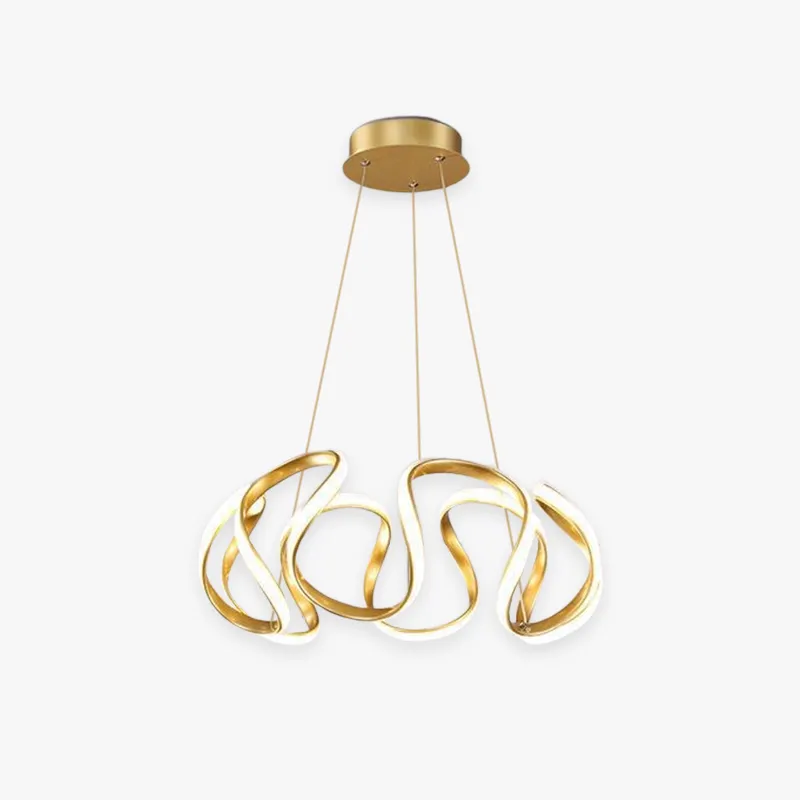 Clyra Modern Irregular Flower Pendant Light, 3 Colors