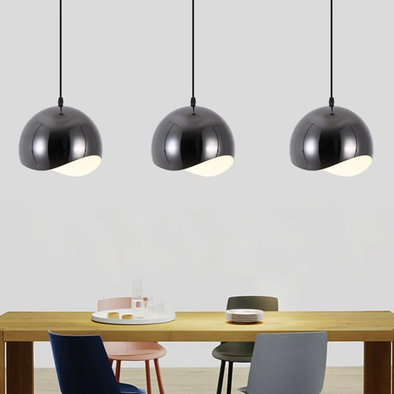 Cohen Nordic Globe Pendant Light, Metal, Kitchen Island - Image 3