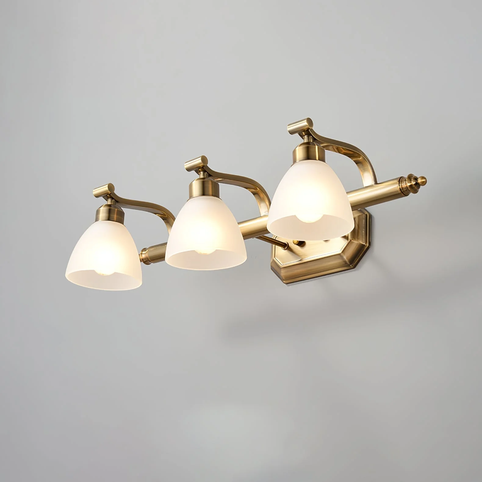 Colaeus Classic Art Bath Glass Wall Light - Image 15