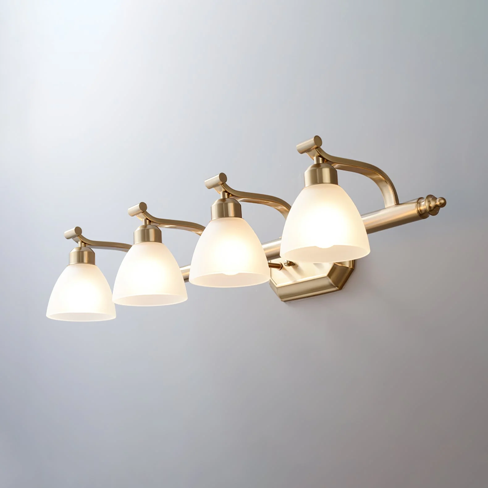 Colaeus Classic Art Bath Glass Wall Light - Image 18