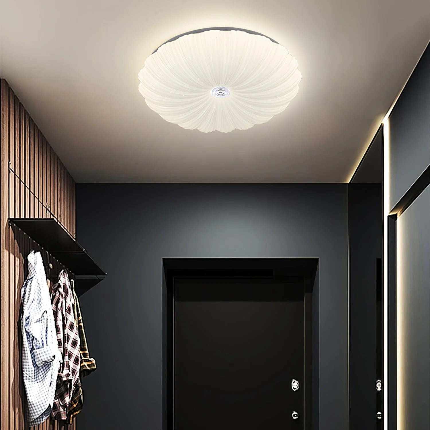 Coloria Nordic Art Shell Round Ceiling Lamp - Image 10