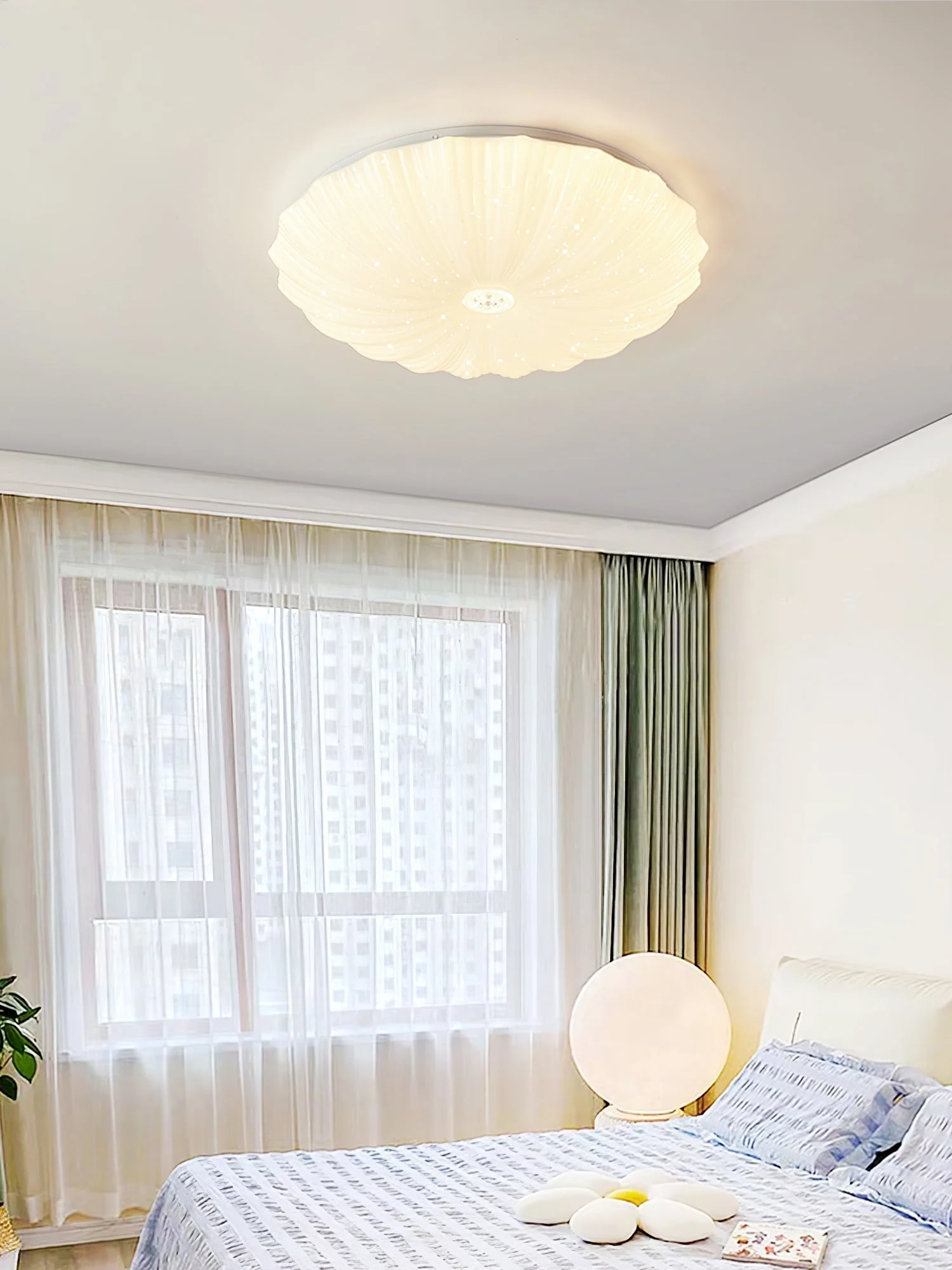 Coloria Nordic Art Shell Round Ceiling Lamp - Image 16