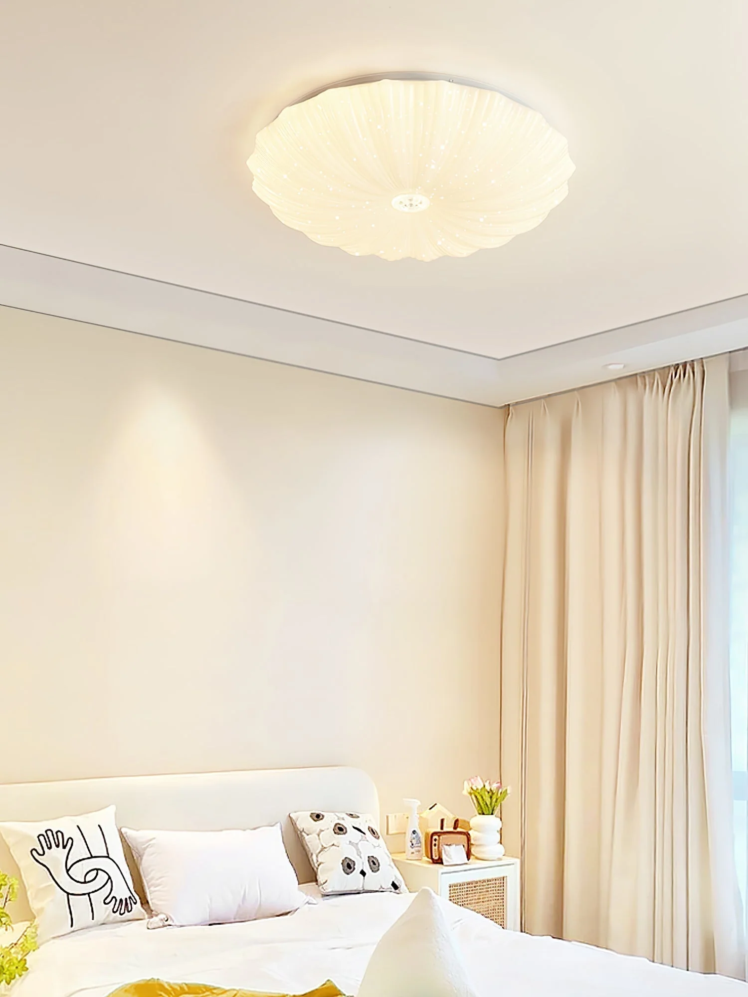Coloria Nordic Art Shell Round Ceiling Lamp - Image 21