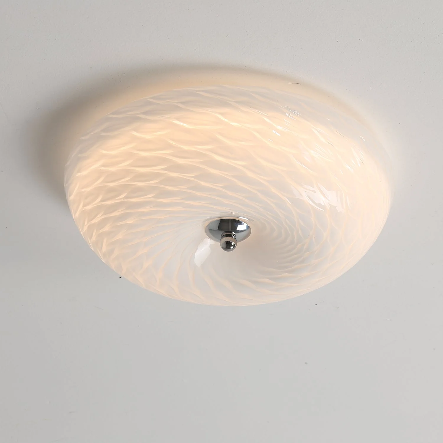 Comarion Modern Minimalist Art Glass Ceiling Light - Image 8