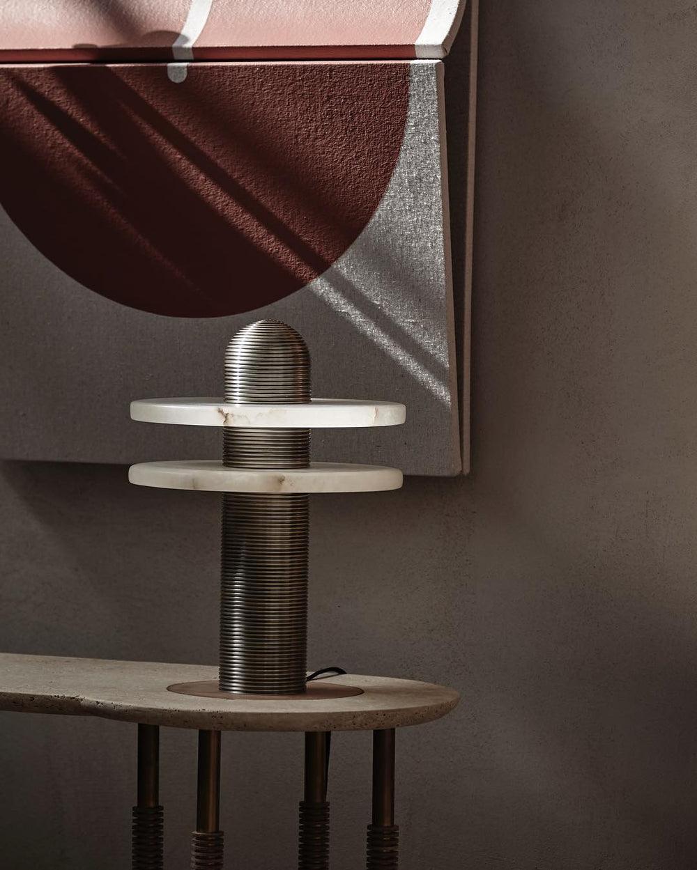 Comet Minimalist Alabaster Table Light - Image 13